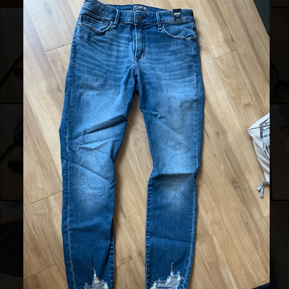 Medium wash jeans